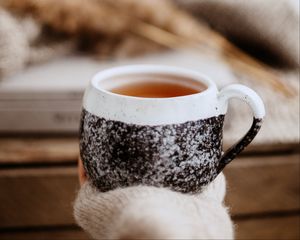 Preview wallpaper mug, tea, drink, hand