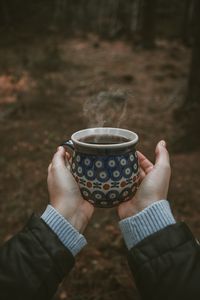 Preview wallpaper mug, tea, steam, hands