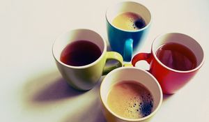 Preview wallpaper mugs, color, drink