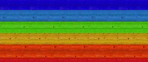 Preview wallpaper multicolored, boards, texture, wall, rainbow