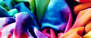 Preview wallpaper multicolored, fabric, rainbow