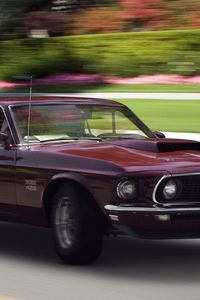 Preview wallpaper muscle car, 1969, ford boss, 429, mustang, fastback