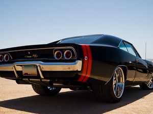 Preview wallpaper muscle cars, dodge, dodge charger, car, stylish