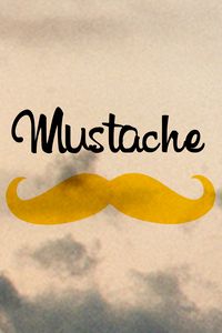 Preview wallpaper mustache, minimalism, inscription