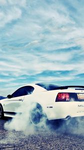 Preview wallpaper mustang, coupe, ford, drift