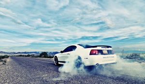Preview wallpaper mustang, coupe, ford, drift