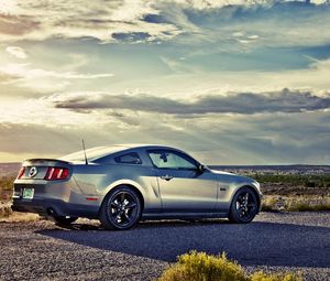 Preview wallpaper mustang, coupe, road, ford