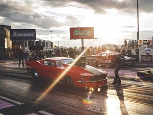 Preview wallpaper mustang, race, ford, drag