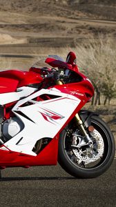Preview wallpaper mv agusta, f4, motorcycle, side, red