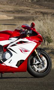 Preview wallpaper mv agusta, f4, motorcycle, side, red