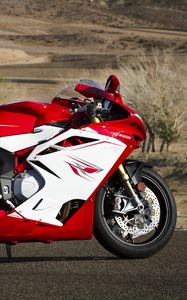 Preview wallpaper mv agusta, f4, motorcycle, side, red