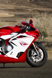 Preview wallpaper mv agusta, f4, motorcycle, side, red