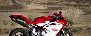 Preview wallpaper mv agusta, f4, motorcycle, side, red