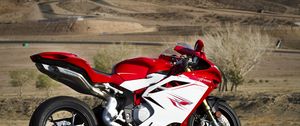 Preview wallpaper mv agusta, f4, motorcycle, side, red