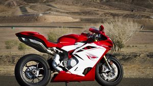 Preview wallpaper mv agusta, f4, motorcycle, side, red