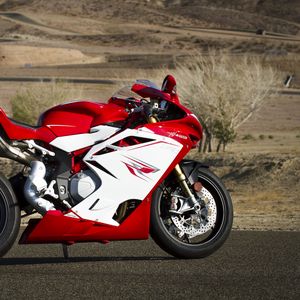 Preview wallpaper mv agusta, f4, motorcycle, side, red