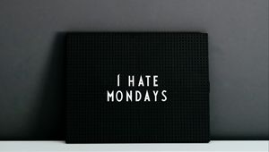 Preview wallpaper nameplate, inscription, monday, hatred
