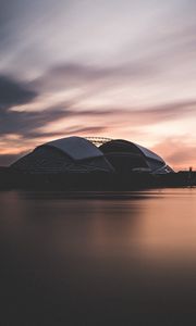 Preview wallpaper national stadium, singapore, sea