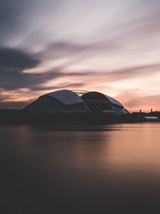 Preview wallpaper national stadium, singapore, sea