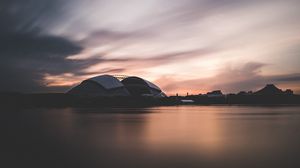 Preview wallpaper national stadium, singapore, sea