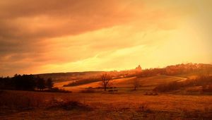 Preview wallpaper nature, field, autumn, summer