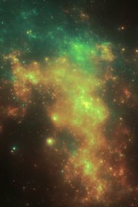 Preview wallpaper nebula, abstraction, cloud, light, glare