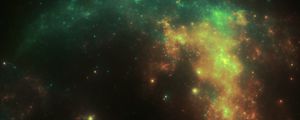 Preview wallpaper nebula, abstraction, cloud, light, glare