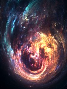 Preview wallpaper nebula, cloud, fiery, bright, swirling, abstraction