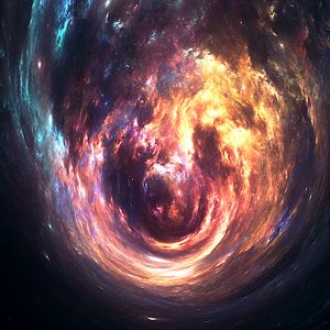 Preview wallpaper nebula, cloud, fiery, bright, swirling, abstraction