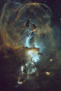 Preview wallpaper nebula, cloud, galaxy, stars, space