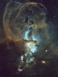 Preview wallpaper nebula, cloud, galaxy, stars, space
