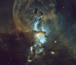 Preview wallpaper nebula, cloud, galaxy, stars, space
