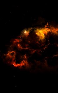 Preview wallpaper nebula, cloud, glare, glow, abstraction