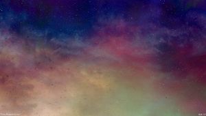 Preview wallpaper nebula, cloud, glare, abstraction