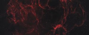 Preview wallpaper nebula, cloud, red, space, stars