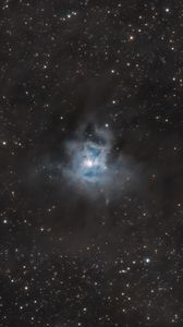 Preview wallpaper nebula, cloud, stars, glow, space