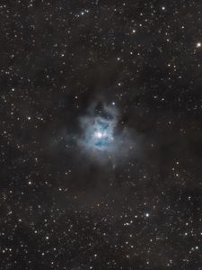 Preview wallpaper nebula, cloud, stars, glow, space
