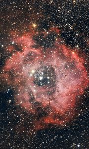 Preview wallpaper nebula, cloud, stars, space, red