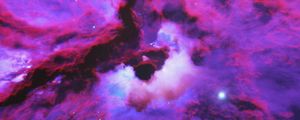 Preview wallpaper nebula, clouds, clots, glow, stars, space