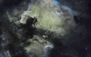Preview wallpaper nebula, clouds, stars, light, space