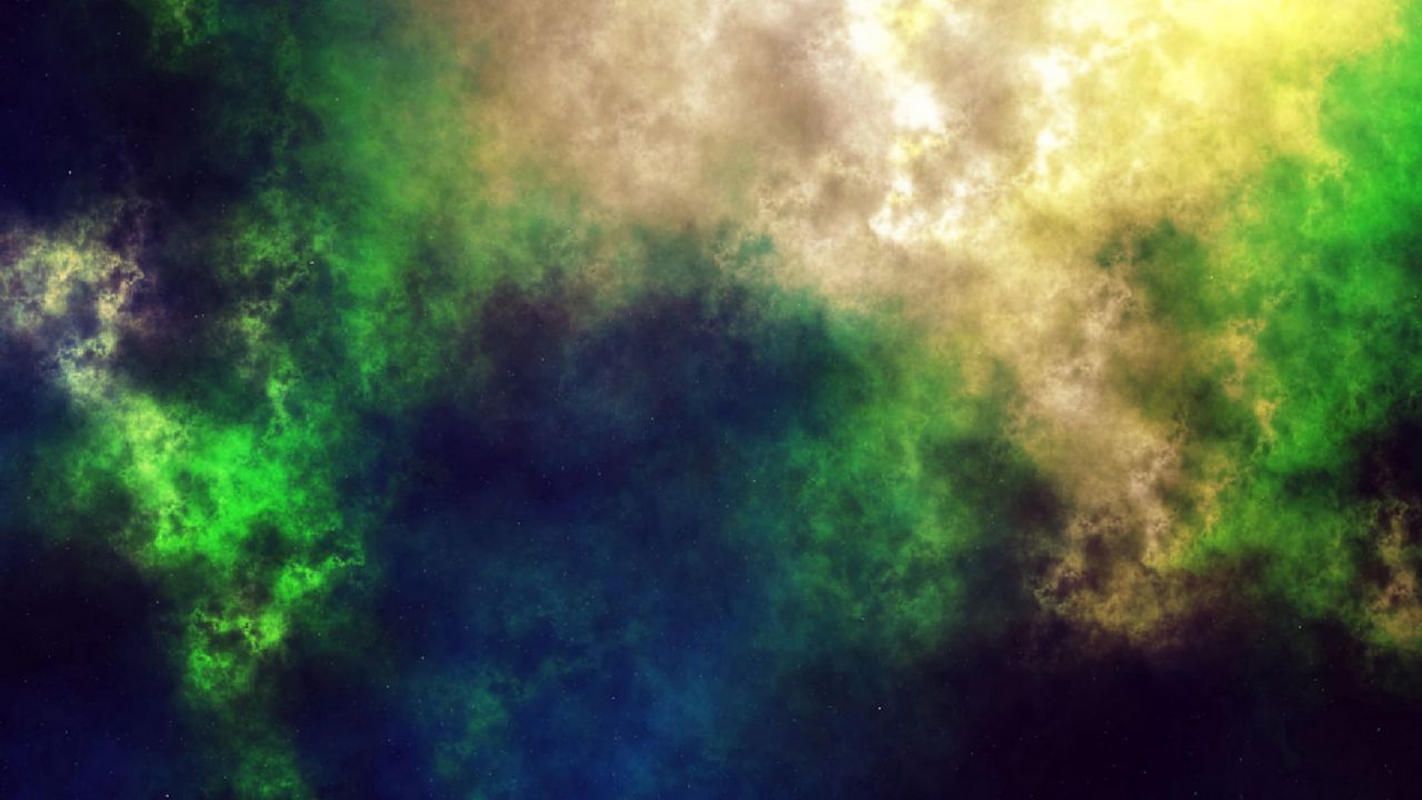 Wallpaper nebula, color, abstraction, blending, glow, energy