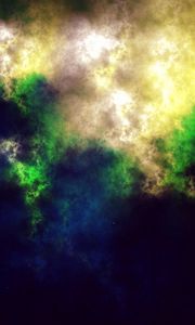 Preview wallpaper nebula, color, abstraction, blending, glow, energy