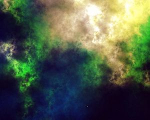 Preview wallpaper nebula, color, abstraction, blending, glow, energy