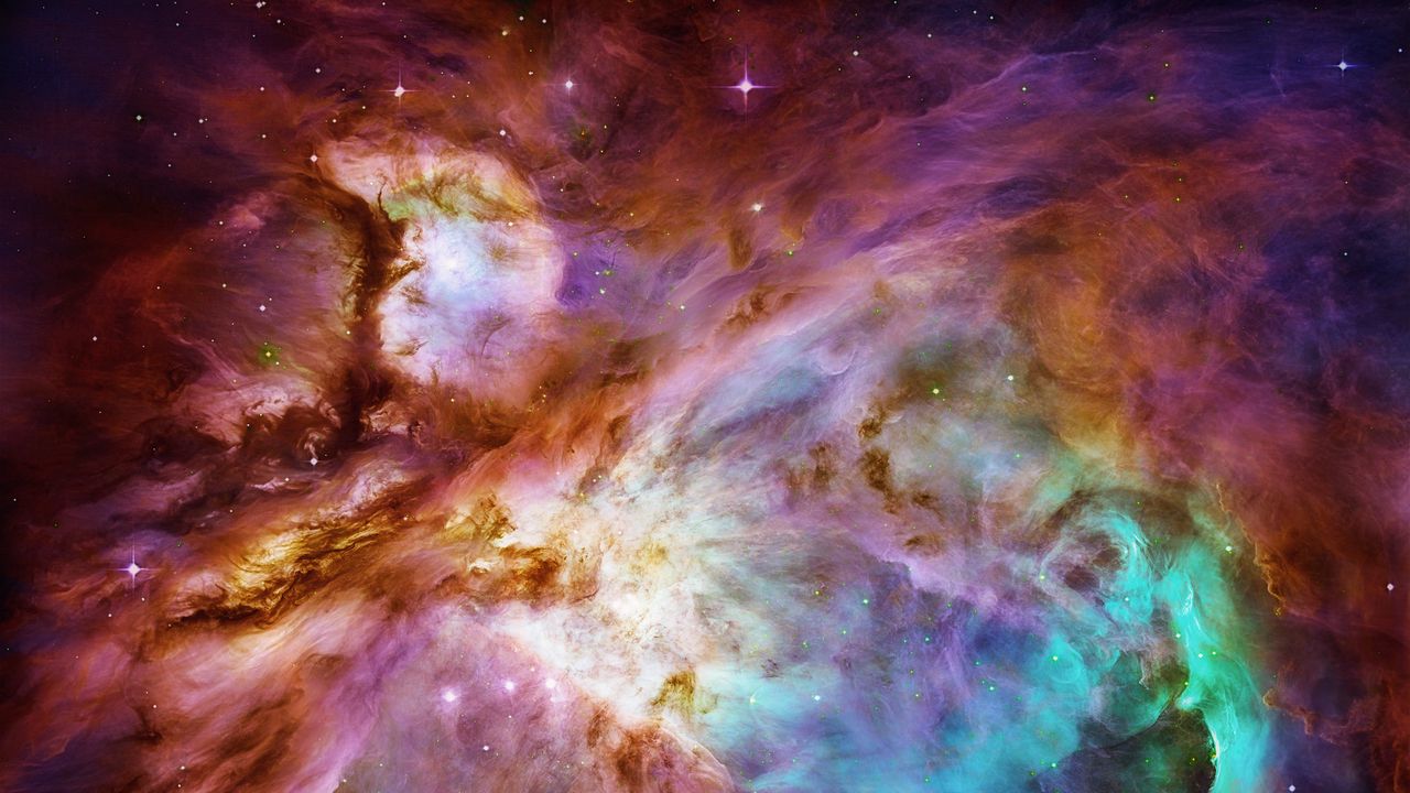 Wallpaper nebula, colorful, stars, space hd, picture, image