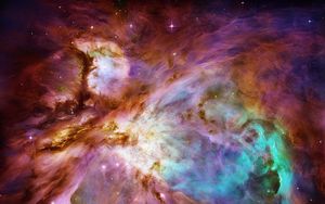 Preview wallpaper nebula, colorful, stars, space
