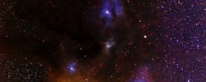 Preview wallpaper nebula, galaxies, space, stars, glow