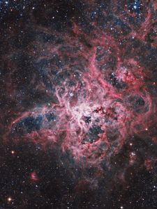 Preview wallpaper nebula, galaxy, glow, space, stars