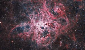 Preview wallpaper nebula, galaxy, glow, space, stars