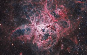 Preview wallpaper nebula, galaxy, glow, space, stars