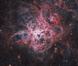 Preview wallpaper nebula, galaxy, glow, space, stars